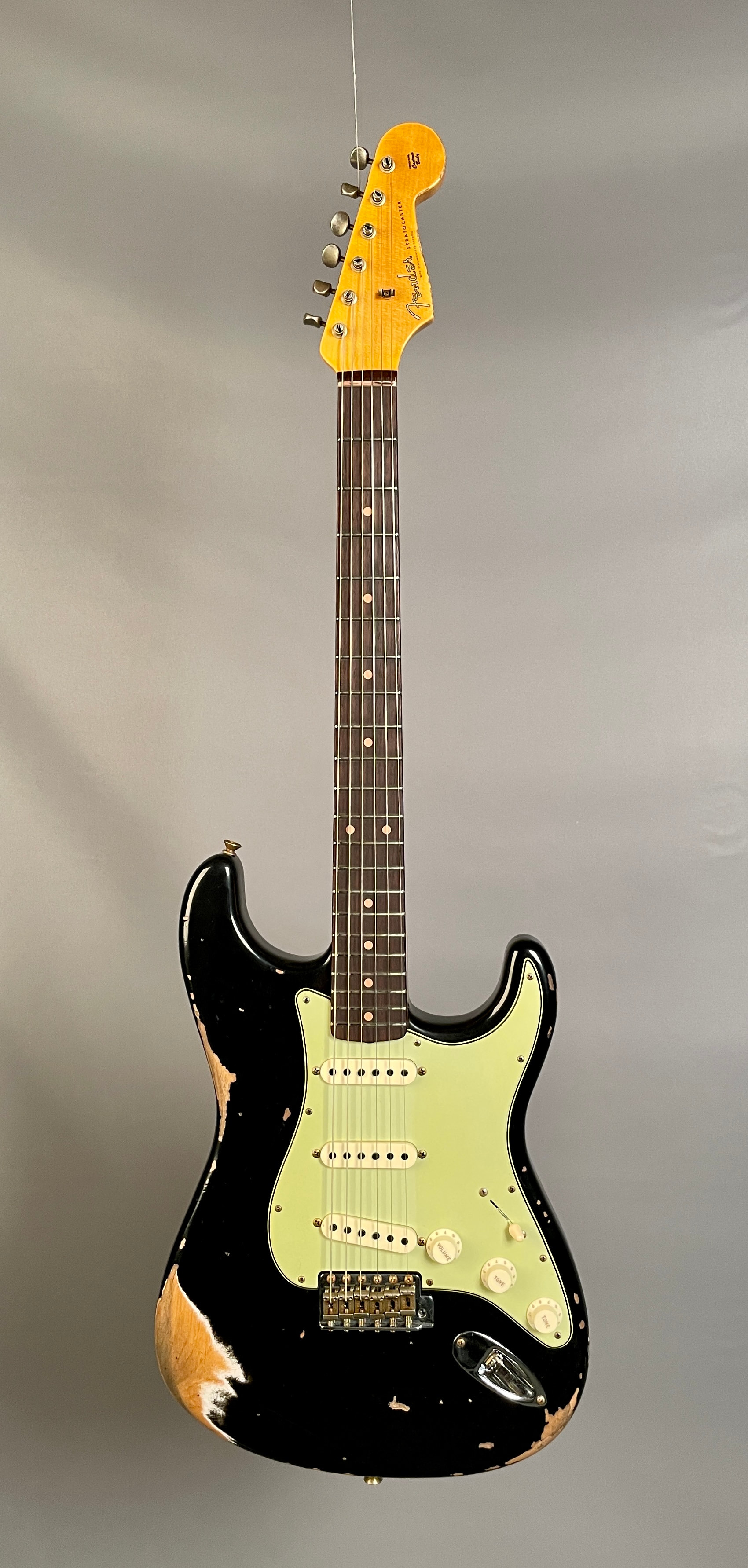 Fender Custom Shop 1960 Stratocaster Heavy Relic Aged Black 